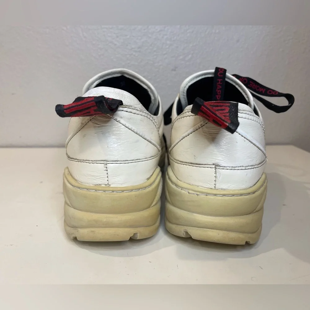 Zadig & Voltaire Women’s Blaze Stylish White Leather Sneakers Size‎ 7.5 (38)